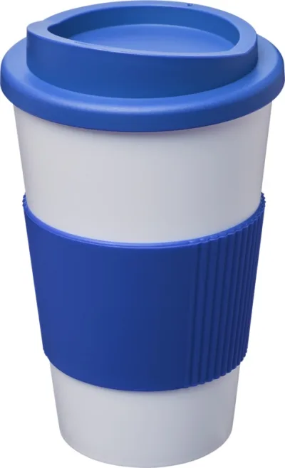 Gobelet Americano® isolant de 350 ml avec grip coloris bleu minéral